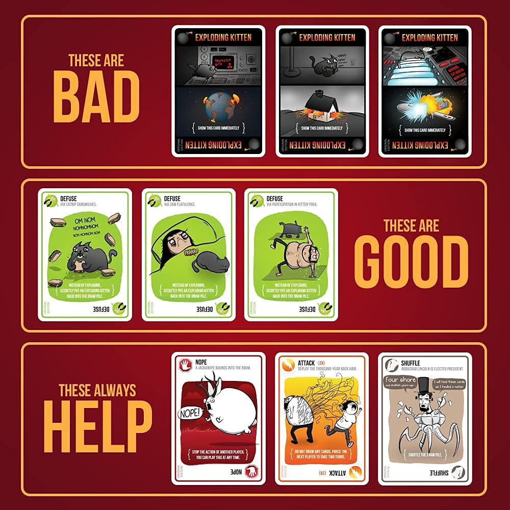 Exploding Kittens Card Game