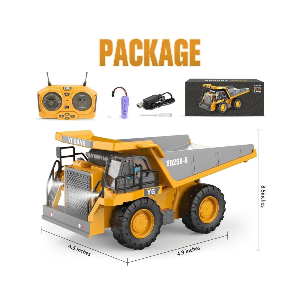 Remote Control Construction Vehicle Dumping Truck
