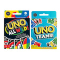 Uno All Wild & Uno Teams Combo Card Game