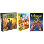 Ultimate Couples Game Night – 7 Wonders Duel + Splendor Duel + Jaipur