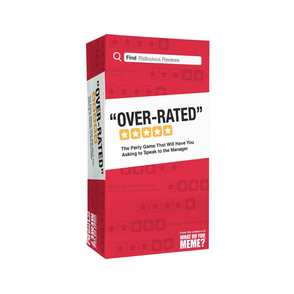 Over-Rated Card Game