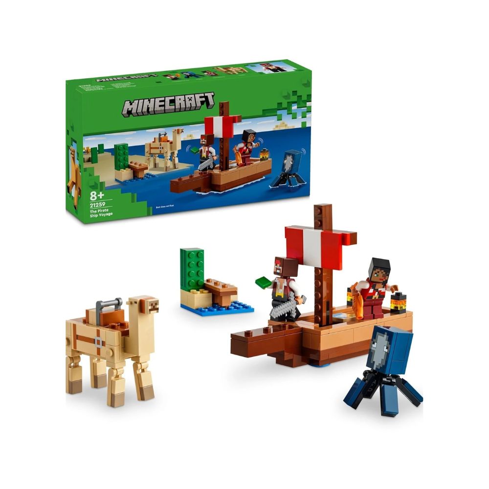 Lego Minecraft The Pirate Ship Voyage Boat