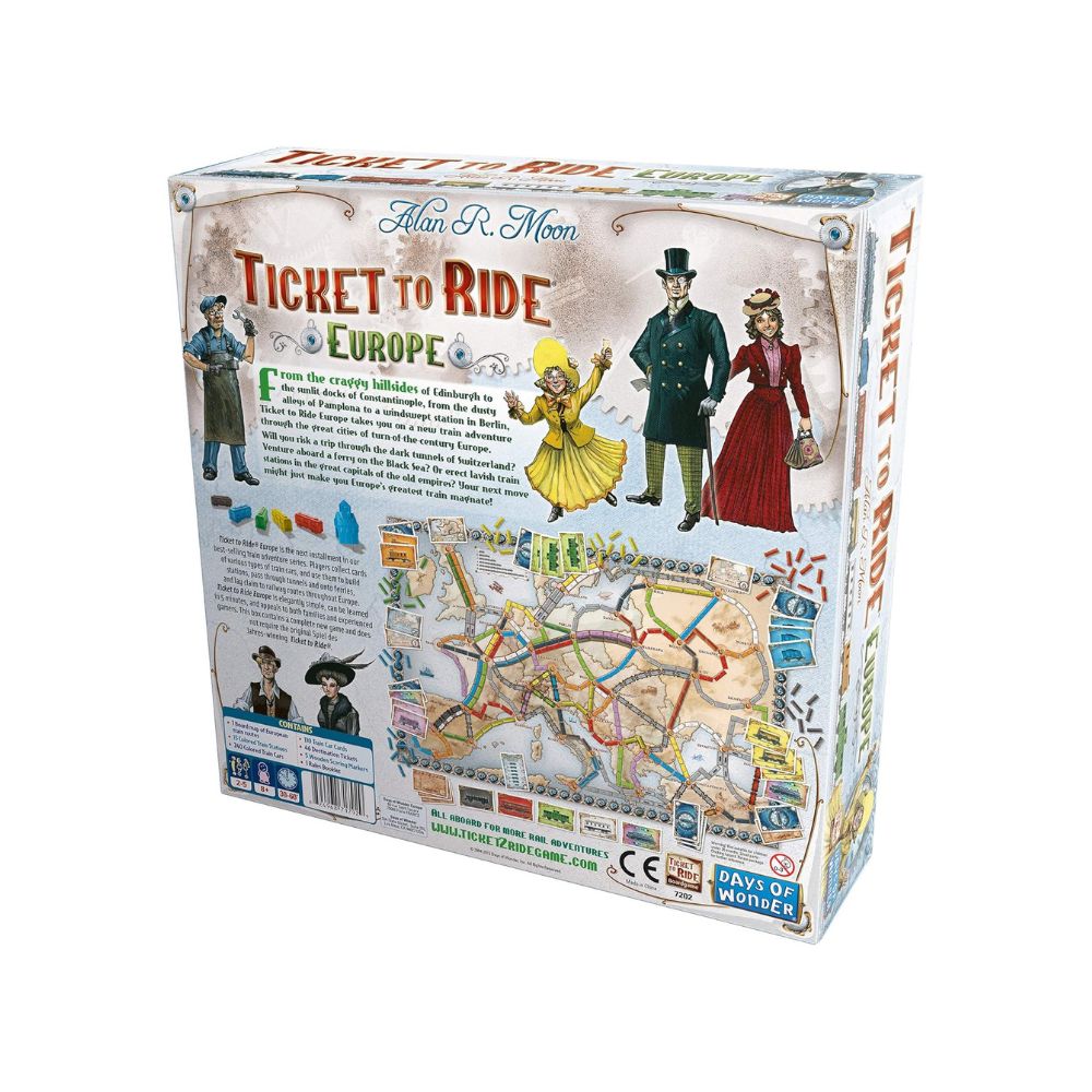 Ticket to Ride Europe Board Game