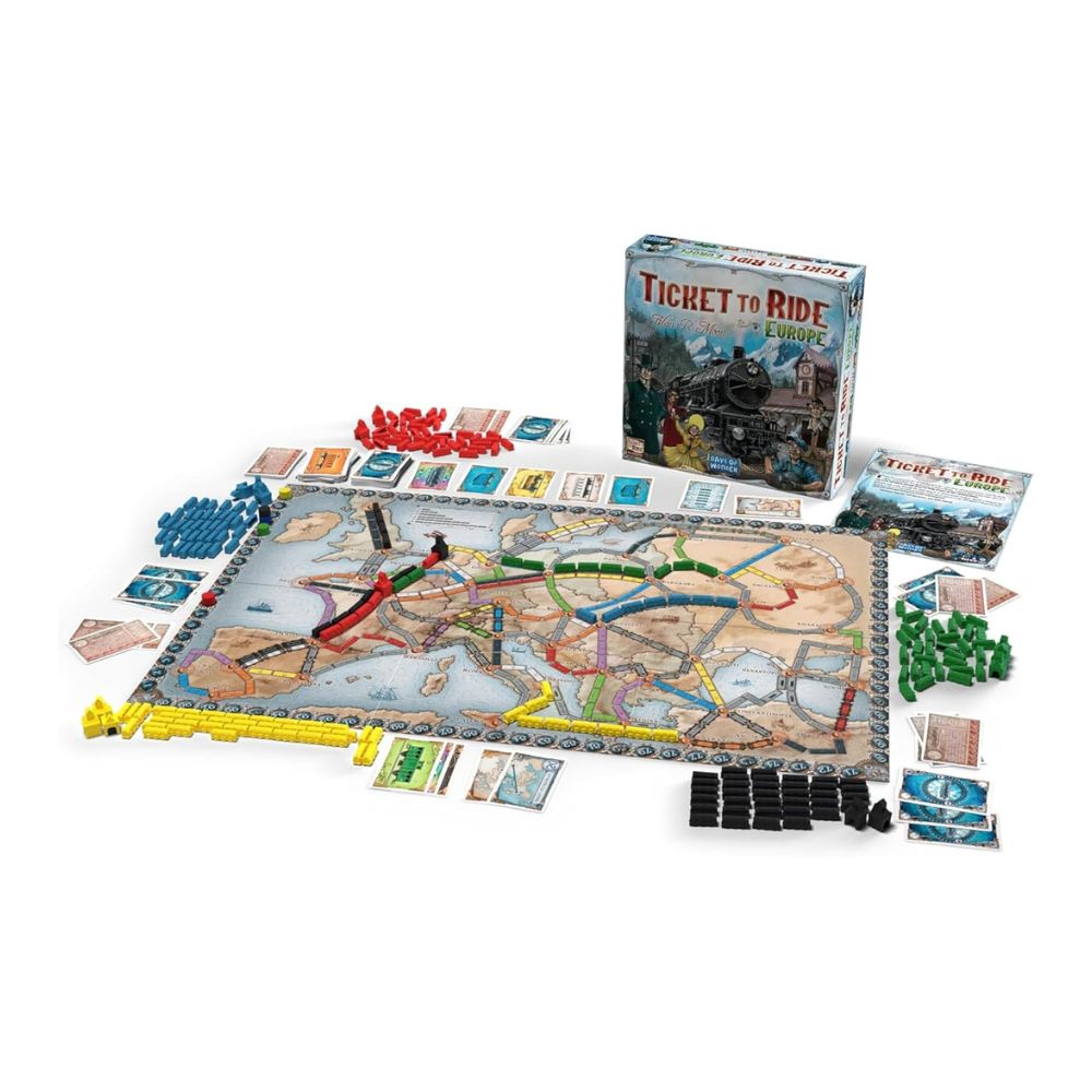 Ticket to Ride Europe Board Game