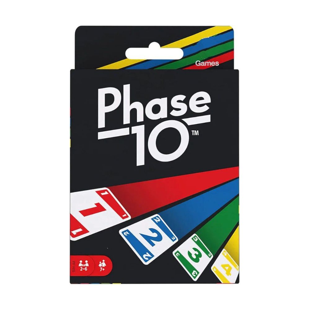 Uno Phase 10 Black Card Game