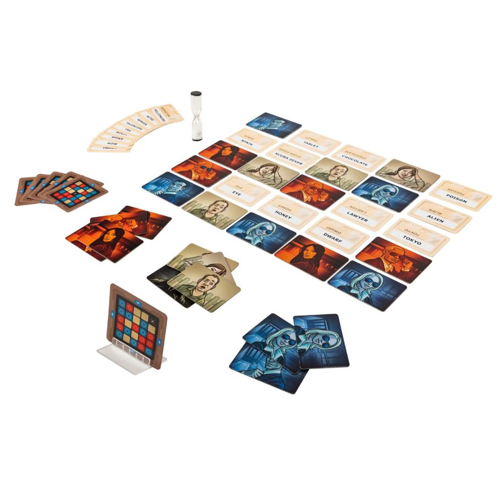 Ultimate Mystery & Deduction Combo – Codenames + Mafia Vendetta + Cluedo Suspect