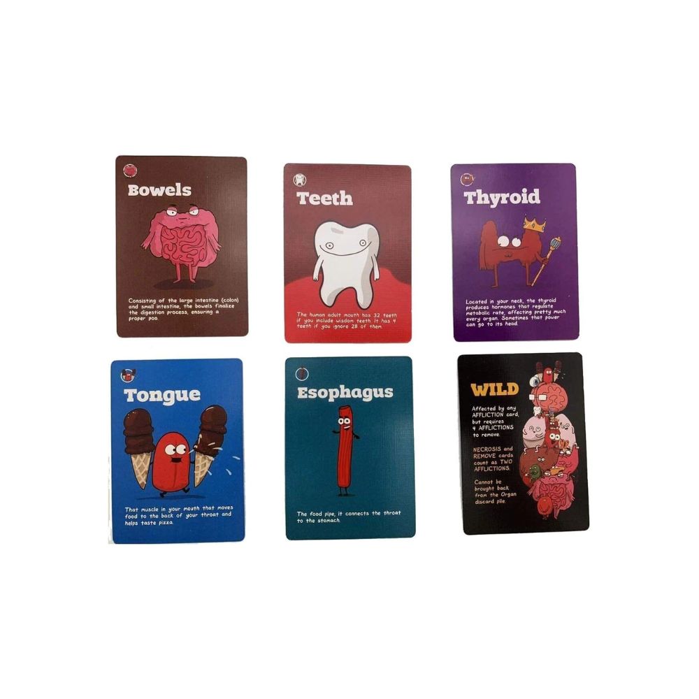 Organ Attack Card Game