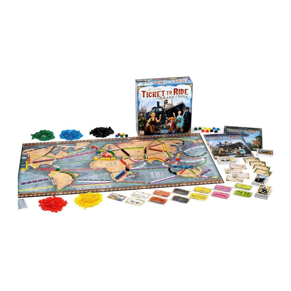 Ticket to Ride Rails and Sails Board Game