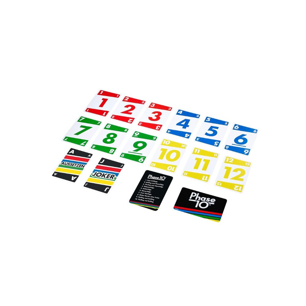 Uno Phase 10 Black Card Game