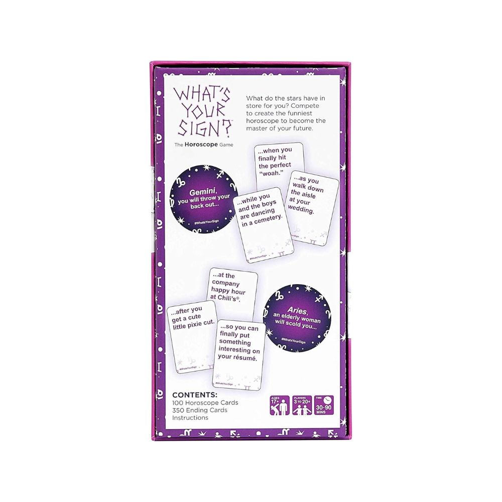 What’s your Sign Card Game